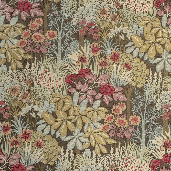 Enchanted Forest Olive Fabric by Porter And Stone