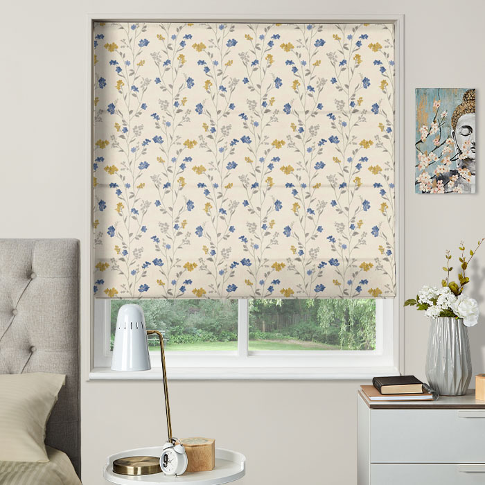 Roman Blind in Enchanted Marine by iLiv