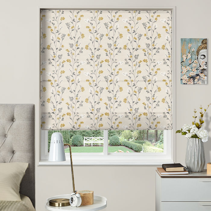 Roman Blind in Enchanted Ochre by iLiv