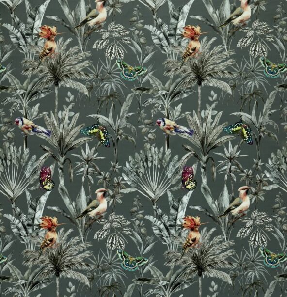 Fiji Slate Fabric by Ashley Wilde
