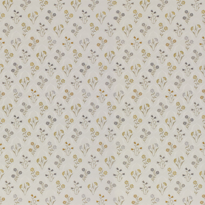 Fleur Ochre Fabric by Porter And Stone