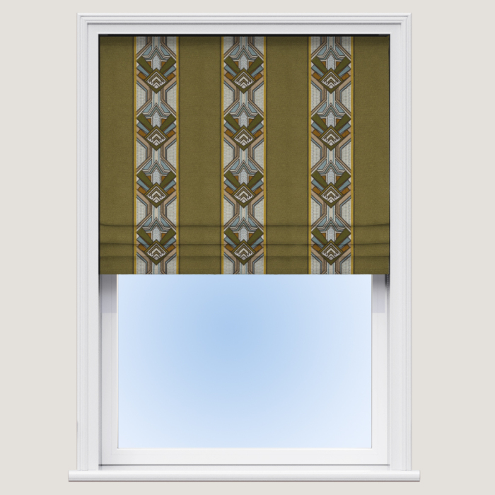 Gatsby Moss Roman Blind