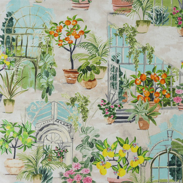 Glasshouse Citrus Fabric by Porter And Stone