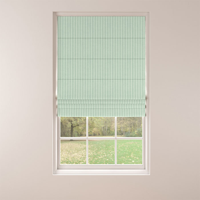 Roman Blind in Keswick Duckegg by Belfield Home