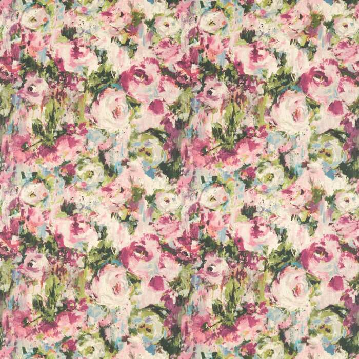 Kingsley Multi Linen Fabric by Clarke And Clarke