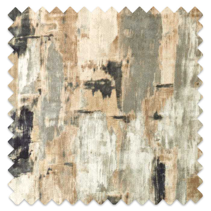 Swatch of Lagna Linen Charcoal by Clarke And Clarke