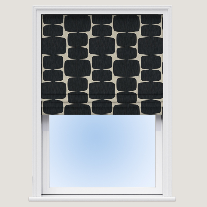 Lohko Liquorice Hemp Roman Blind