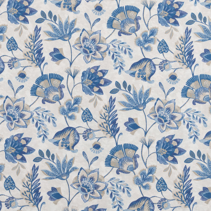Lotus Sapphire Fabric by Bill Beaumont