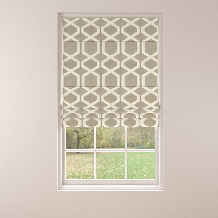 Roman Blind in Mito Stone by Belfield Home