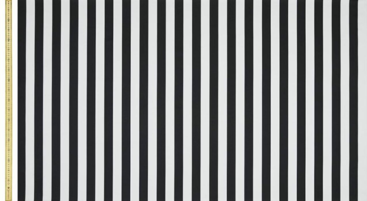 Monochrome Stripe Fabric by Sara Miller