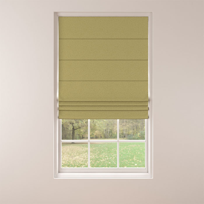 Roman Blind in Raffia Fern by Belfield Home