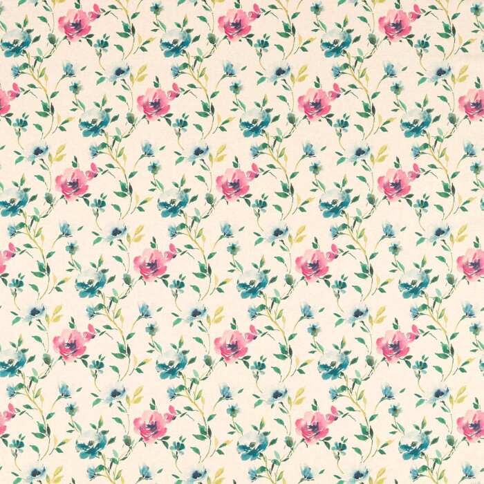 Serena Linen Forest Fabric by Clarke And Clarke