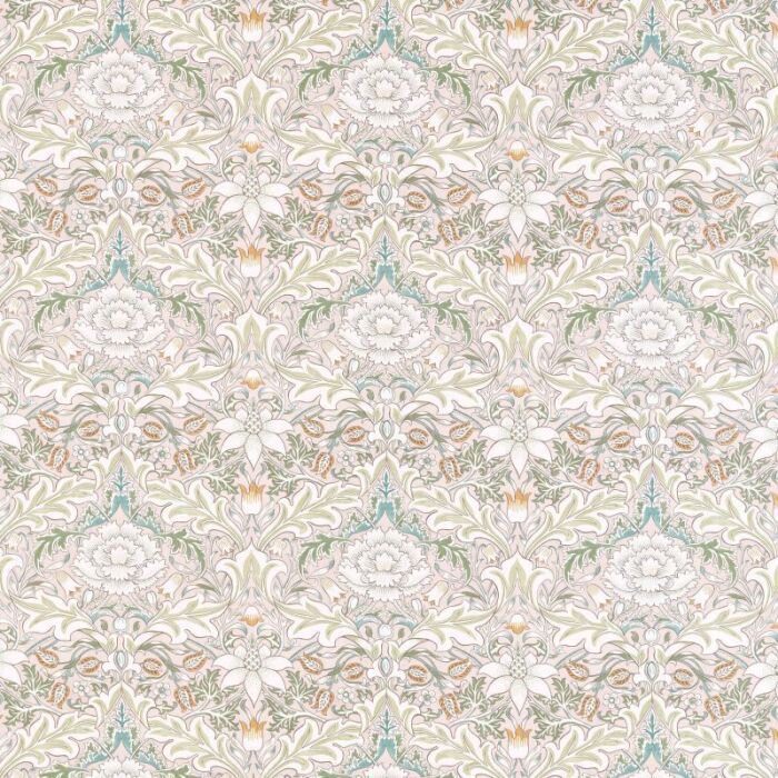 Simply Severn Cochineal/Willow Fabric by Morris & Co