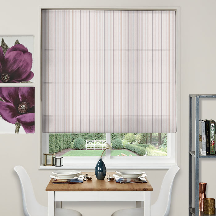 Roman Blind in Somerville Rose by iLiv