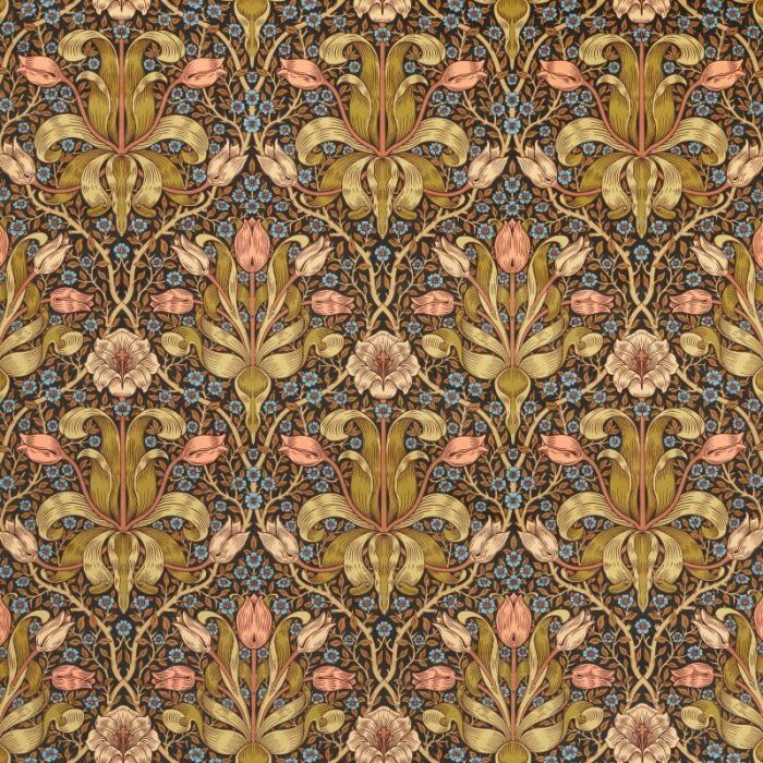 Spring Thicket Velvet Old Fashioned Fabric by Morris & Co
