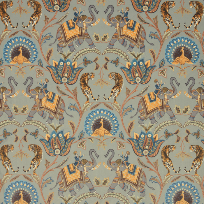 Sumatra Velvet Sage Fabric by iLiv