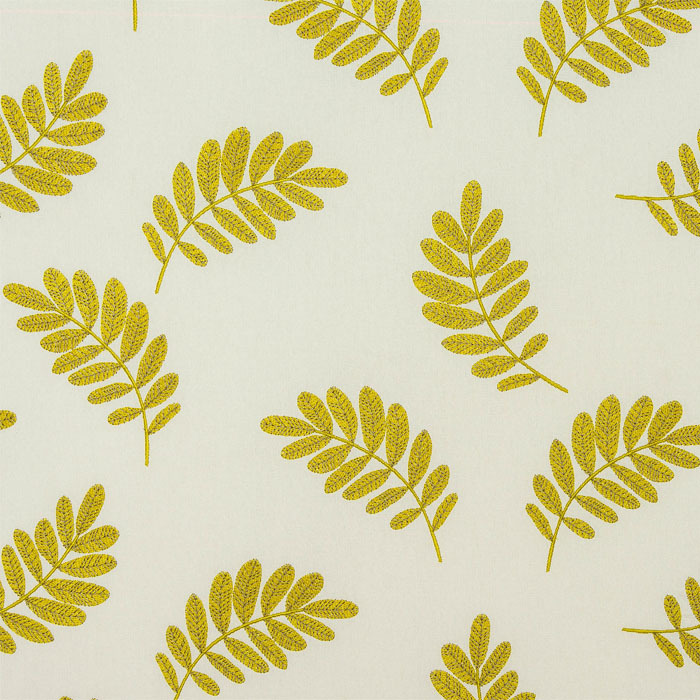 Trelissick Ochre Fabric by Porter And Stone