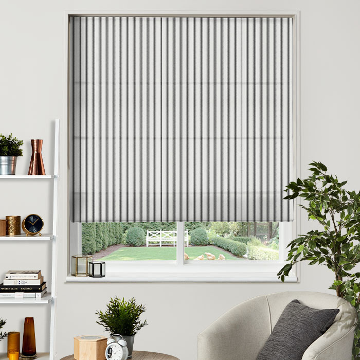 Roman Blind in Vermont Slate by iLiv