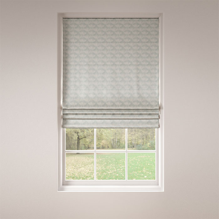 Roman Blind in Verona Aqua by Belfield Home