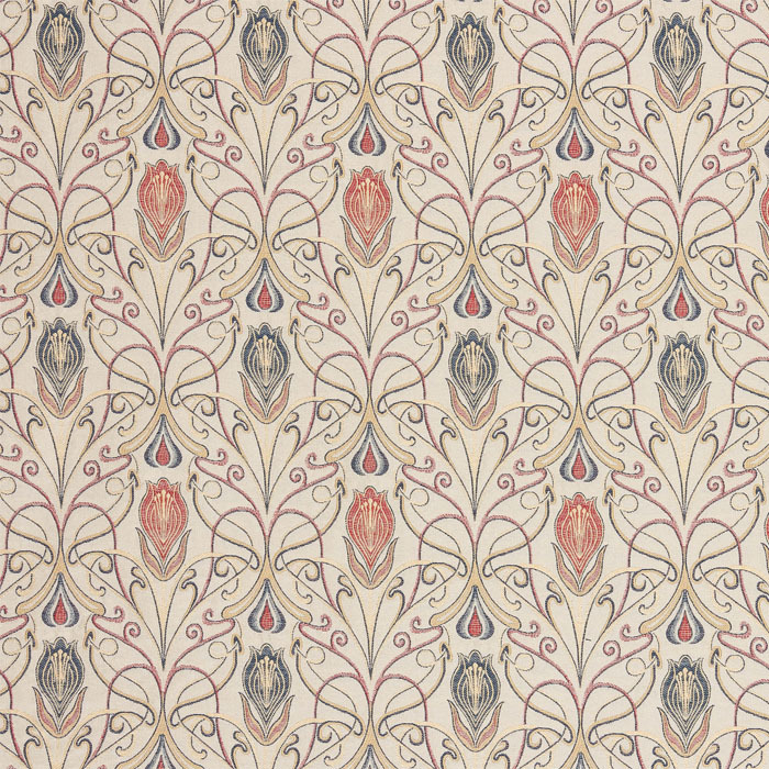 Verona Rosso Fabric by Porter And Stone
