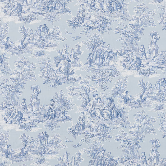 Whistledown Wedgewood Fabric by Bill Beaumont
