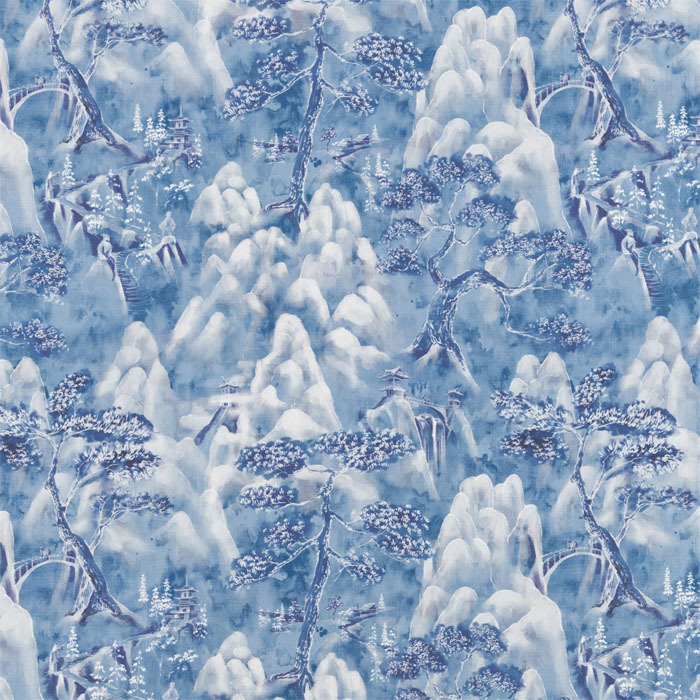 Yama Sapphire Fabric by Bill Beaumont