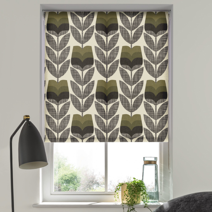 Rosebud Moss Light Filtering Roller Blind