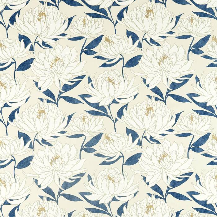 Sebal Cobalt/Glacier Fabric by Harlequin