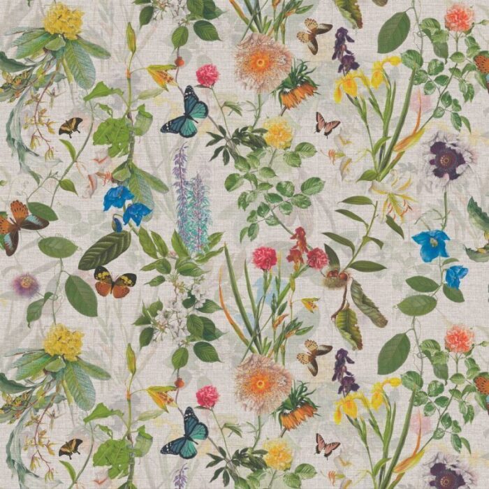 Secret Garden Linen Roller Blind