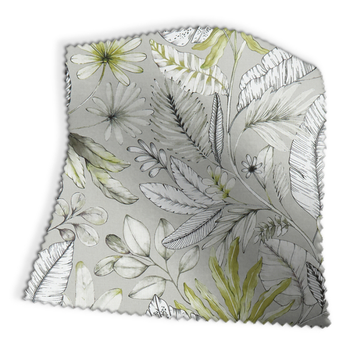 Made To Measure Roman Blinds Tropicana Smoke Swatch