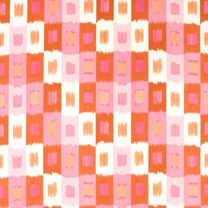 Shiruku Paprika/Fuchsia/Fig Blossom Fabric by Harlequin