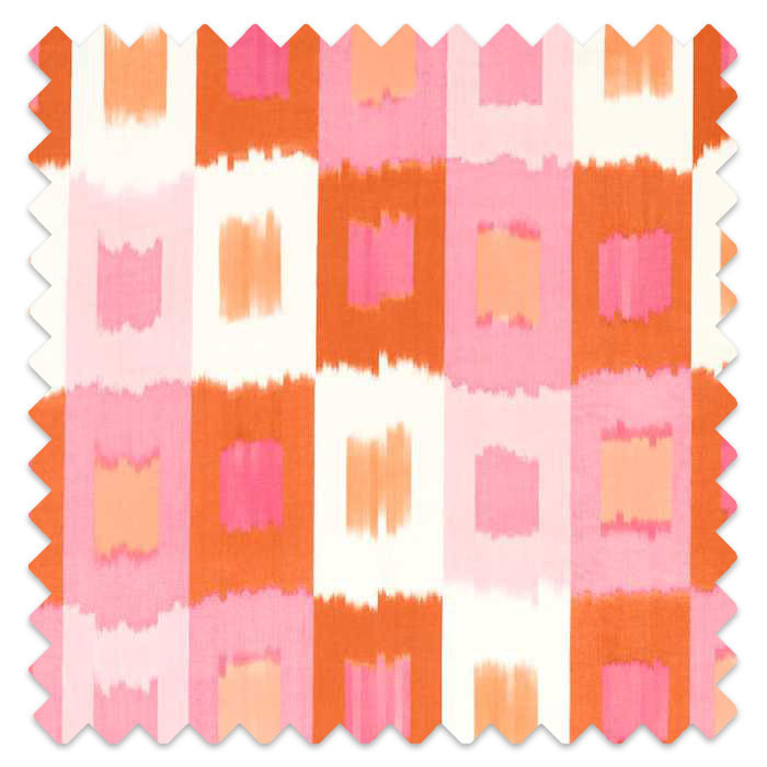 Swatch of Shiruku Paprika/Fuchsia/Fig Blossom