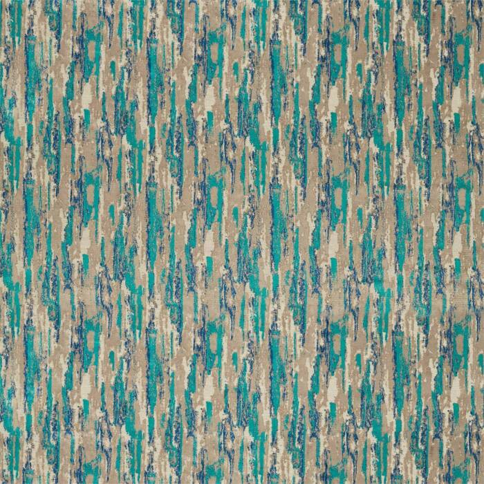 Sial Marine/Ink Fabric by Harlequin