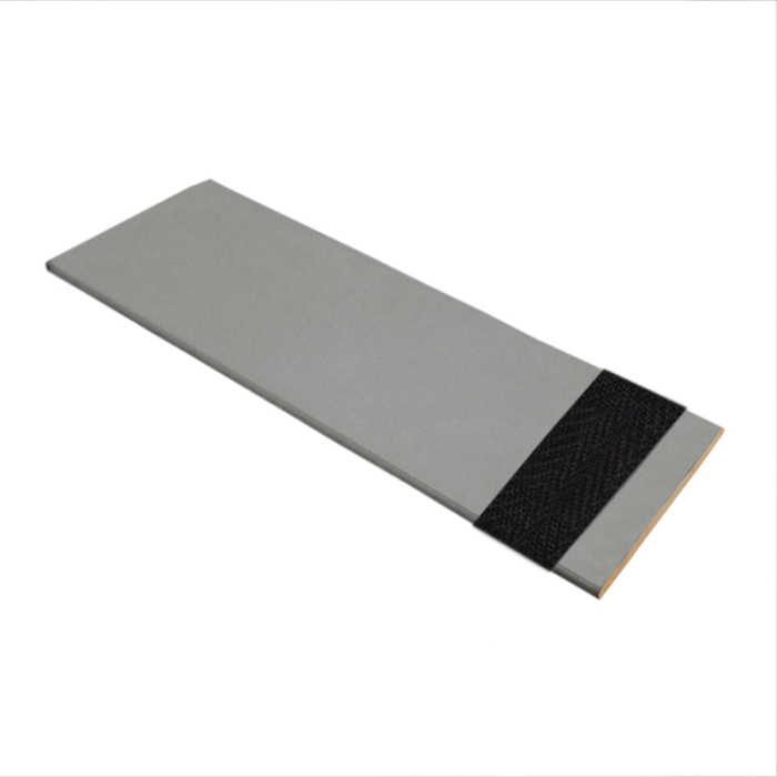 Slate Wood Venetian Blind With Ebony Tape Swatch