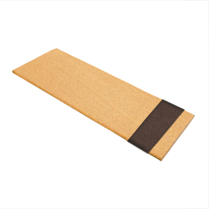 Sugar Maple Wooden Venetian Blind With Chocolate Tape Swatch