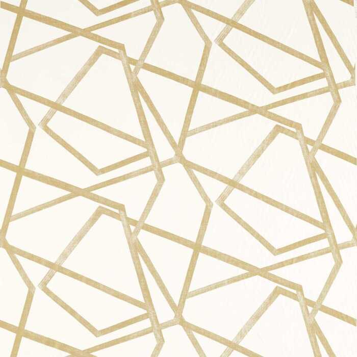 Sumi Oyster/Gold Fabric by Harlequin