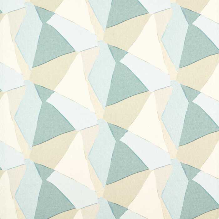 Sumi Reflect Sky/Pebble/Canvas Fabric by Harlequin