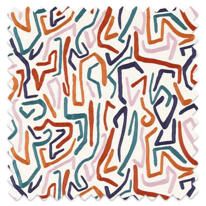 Swatch of Synchronic Brazillian Rosewood/Onsen/Fire