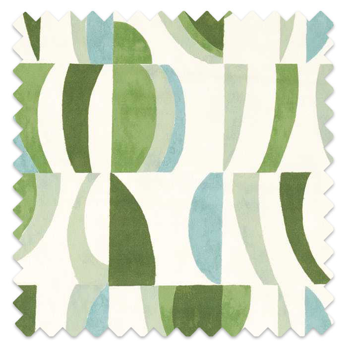 Swatch of Torillo Emerald/Azul/Pistachio