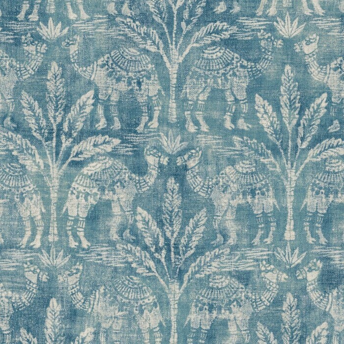 Toubkal Lapis Fabric by The Pure Edit