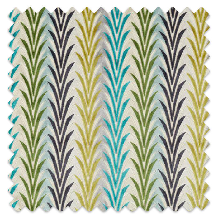 Swatch of Velika Ink/Zest/Marine