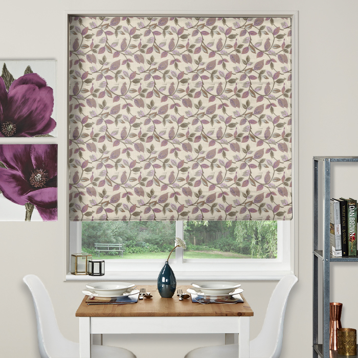 Roman Blind in Vercelli Blush