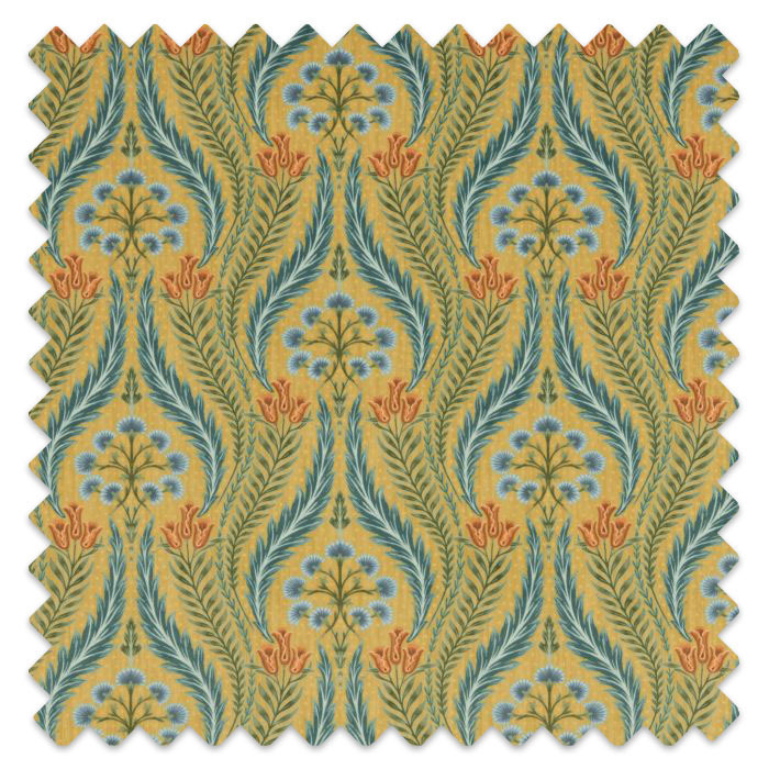 Swatch of Verini Velvet Ochre