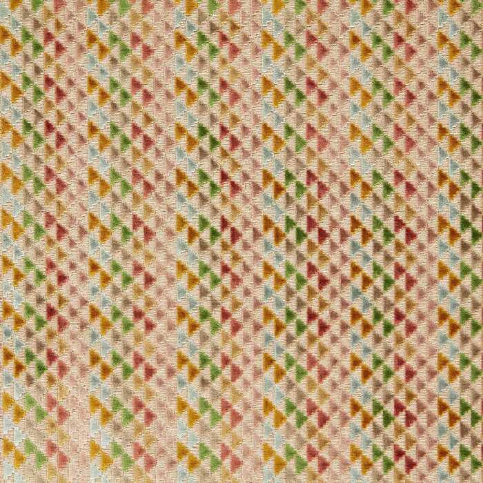 Vidi Blush/Ochre/Kelly Fabric by Harlequin