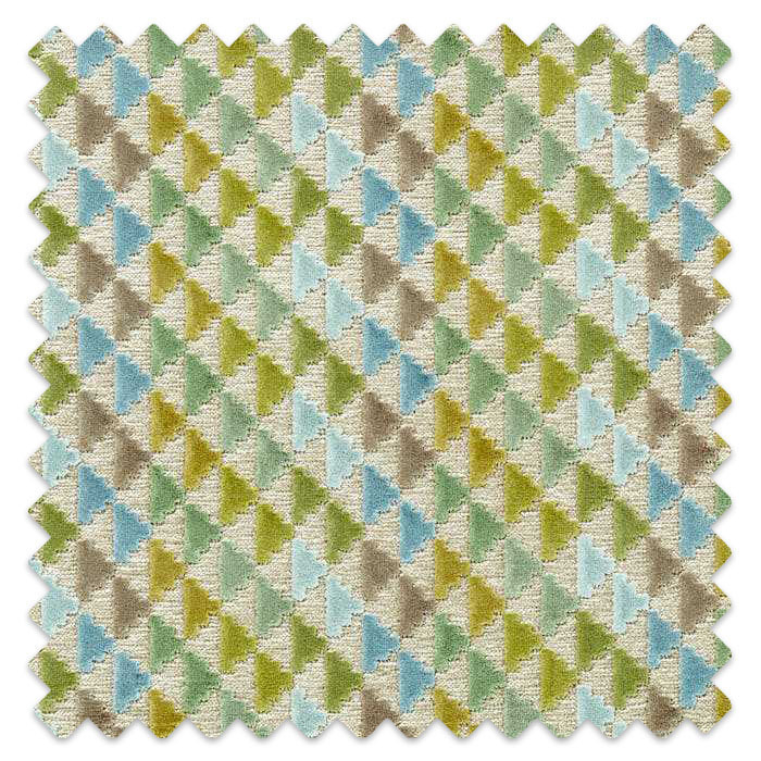 Swatch of Vidi Kelly/Sky/Linen