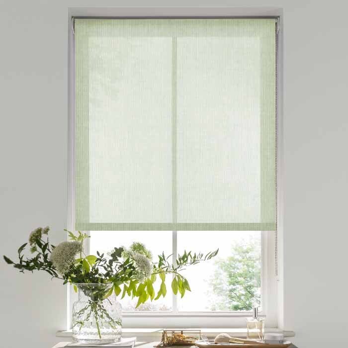 Voile Sage Electric Roller Blind Clone