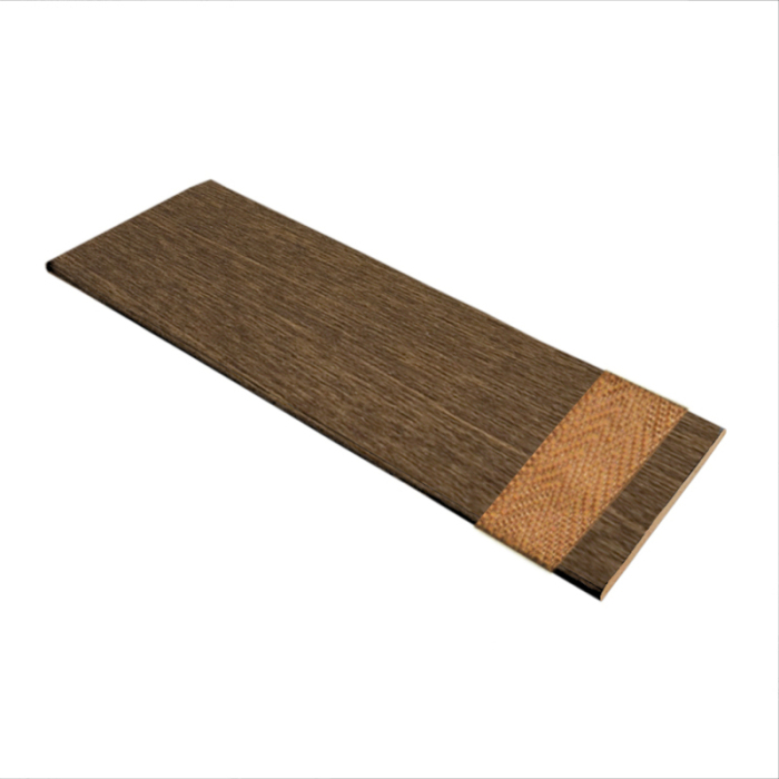 Walnut Wooden Venetian Blind With Pecan Tape Swatch