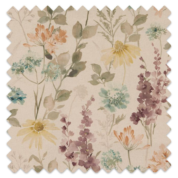 Swatch of Wild Garden Linen Sky