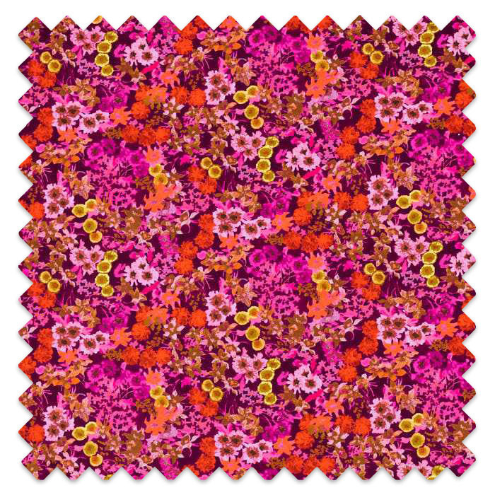 Swatch of Wildflower Meadow Carnelian/Spinel/Amethyst