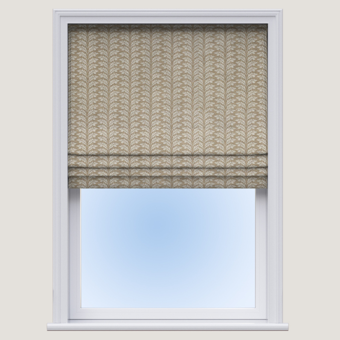 Made To Measure Woodcote Caramel Roman Blind